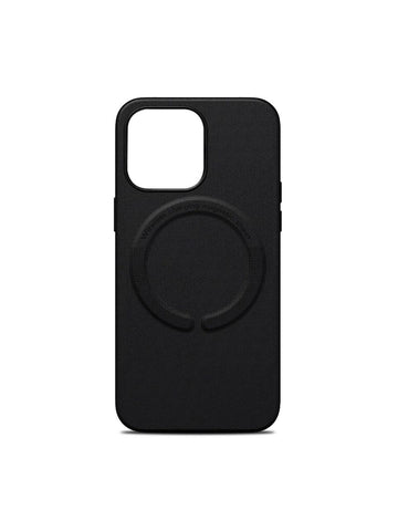 iPhone 13 Leather Cover with Mag-Safe, Premium Apple iPhone 13 Leather Case with Mag-Safe Black