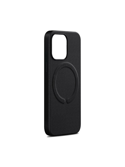 iPhone 14 Pro Leather Cover with Mag-Safe, Premium Apple iPhone 14 Pro Leather Case with Mag-Safe Black