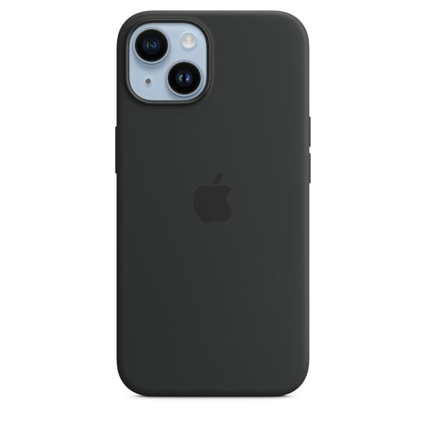iPhone 14 Silicone Cover Original Silicone Case For Apple iPhone 14 Black - mobilecasez