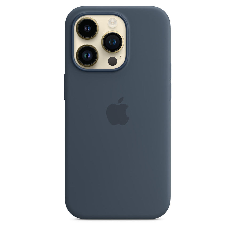 iPhone 15 Pro Silicone Cover Original Silicone Case For Apple iPhone 15 Pro Blue