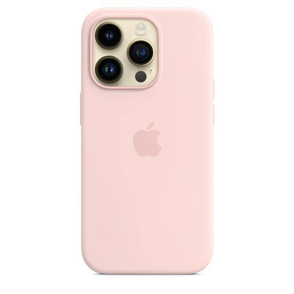 Apple iPhone 15 Pro Max Leather Cover with MagSafe - Pink - mobilecasez