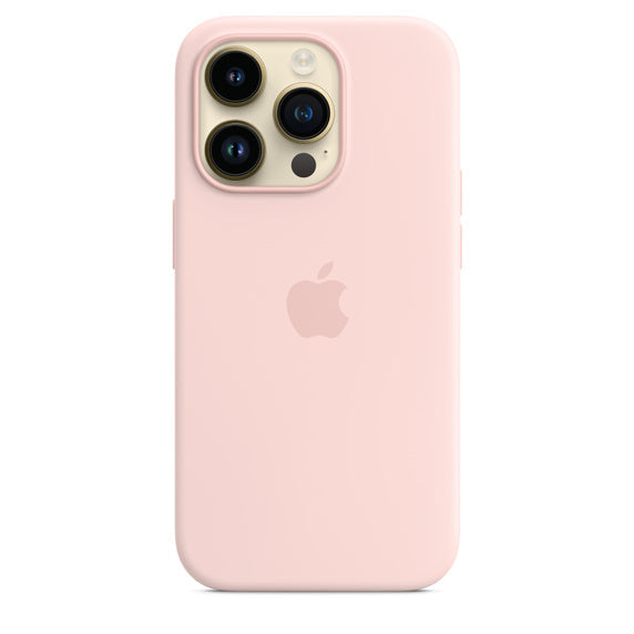 Apple iPhone 15 Leather Cover with MagSafe - Pink - mobilecasez