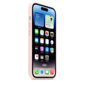 Apple iPhone 15 Leather Cover with MagSafe - Pink - mobilecasez