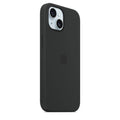 iPhone 15 plus Silicone Cover with Mag-Safe Apple Original Silicone Case with Mag-Safe For Apple iPhone 15 Plus with Mag-Safe Black - mobilecasez