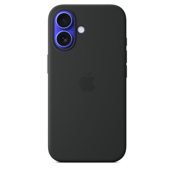 Apple iPhone 16 Plus Silicone Case with MagSafe - Black - mobilecasez
