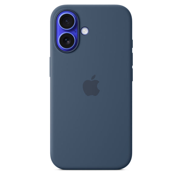 Apple iPhone 16 Plus Silicone Case with MagSafe - Denim - mobilecasez