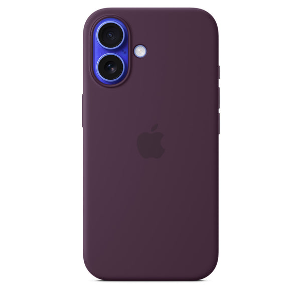 Apple iPhone 16 Plus Silicone Case with MagSafe - Plum - mobilecasez