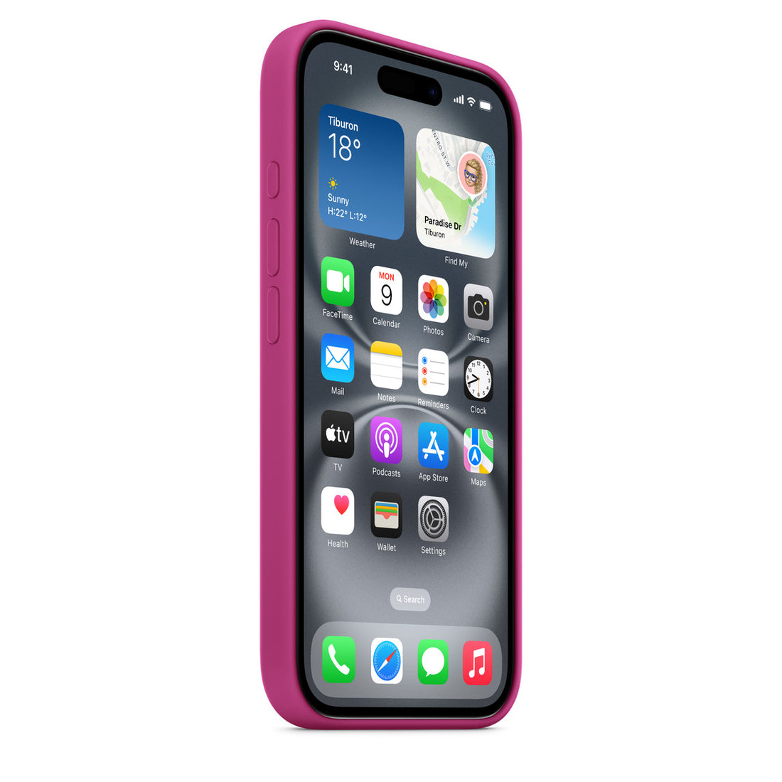 Apple iPhone 16 Plus Silicone Case with MagSafe - Pink - mobilecasez