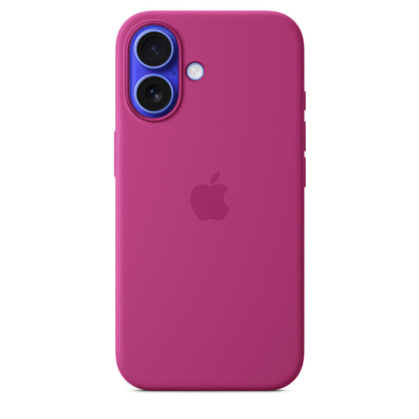 Apple iPhone 16 Plus Silicone Case with MagSafe - Pink - mobilecasez