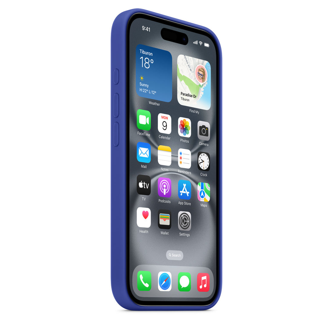 Apple iPhone 16 Plus Silicone Case with MagSafe - ultramarine - mobilecasez