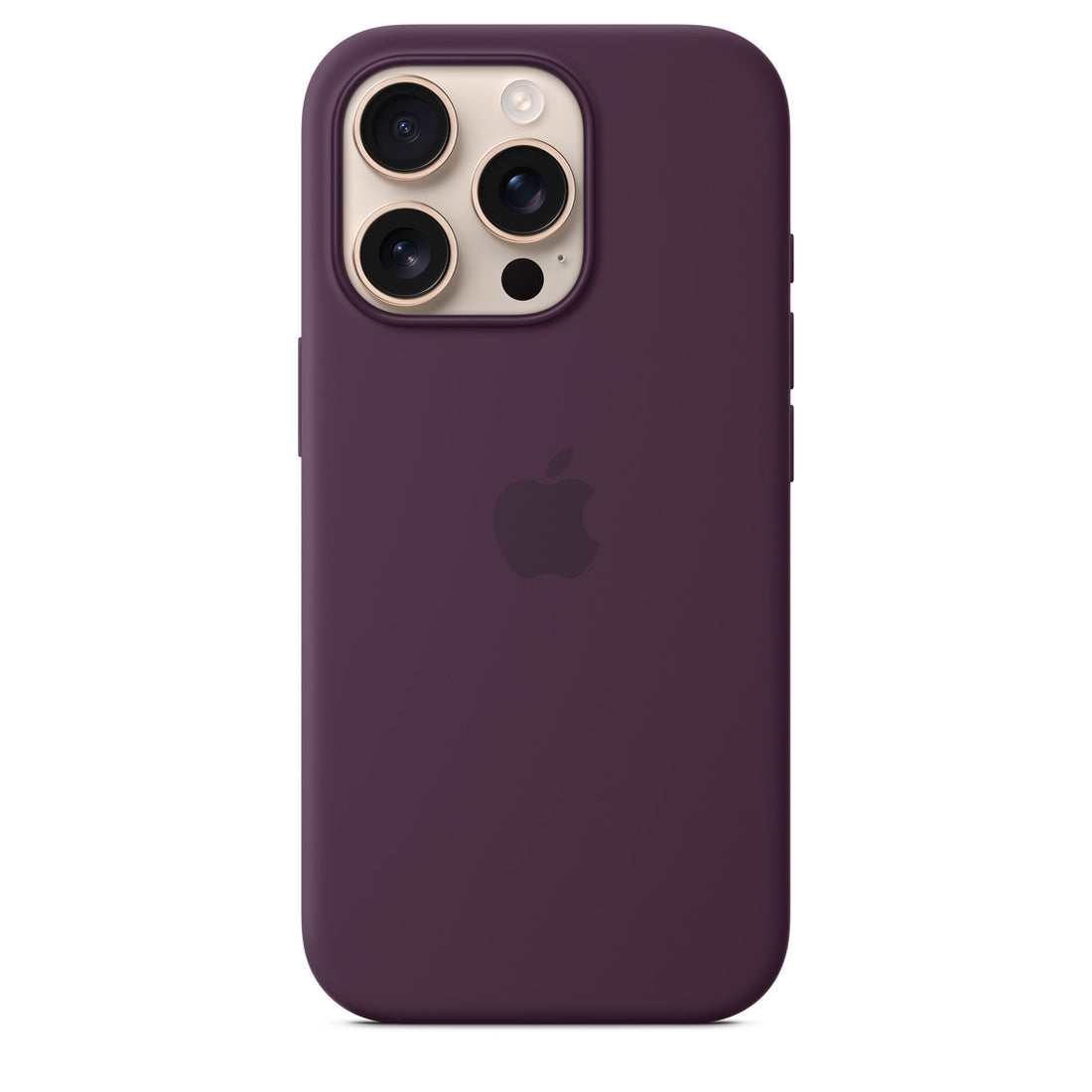 Apple iPhone 16 Pro Max Silicone Case with MagSafe - Plum - mobilecasez