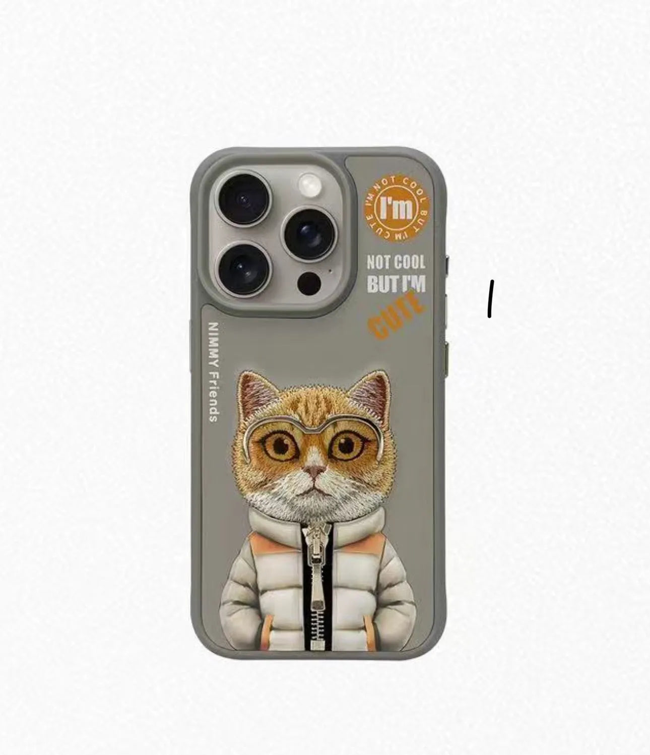 Nimmy Cool And Cute 2.0 IPhone 14 Pro Max Series Mobile Phone Cases/ TITANIUM