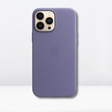 Apple iPhone 13 Leather Cover with MagSafe - LAVENDER