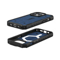 iPhone 15 Armor Cover | Urban Armor iPhone 15 Case, UAG Pathfinder Mag-Safe Compatible, Slim Fit Rugged Protective Case for iPhone 15 - Blue - mobilecasez