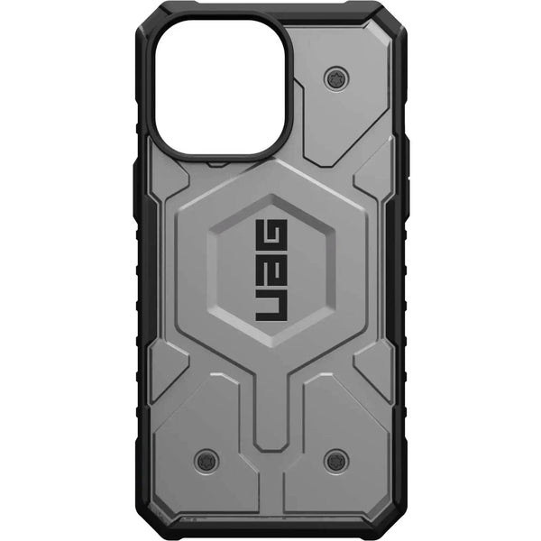 iPhone 15 Pro Armor Cover | Urban Armor iPhone 15 Pro Case, UAG Pathfinder Mag-Safe Compatible, Slim Fit Rugged Protective Case/Cover Designed for iPhone 15 Pro (2023) (Military Drop Tested) - Grey - mobilecasez