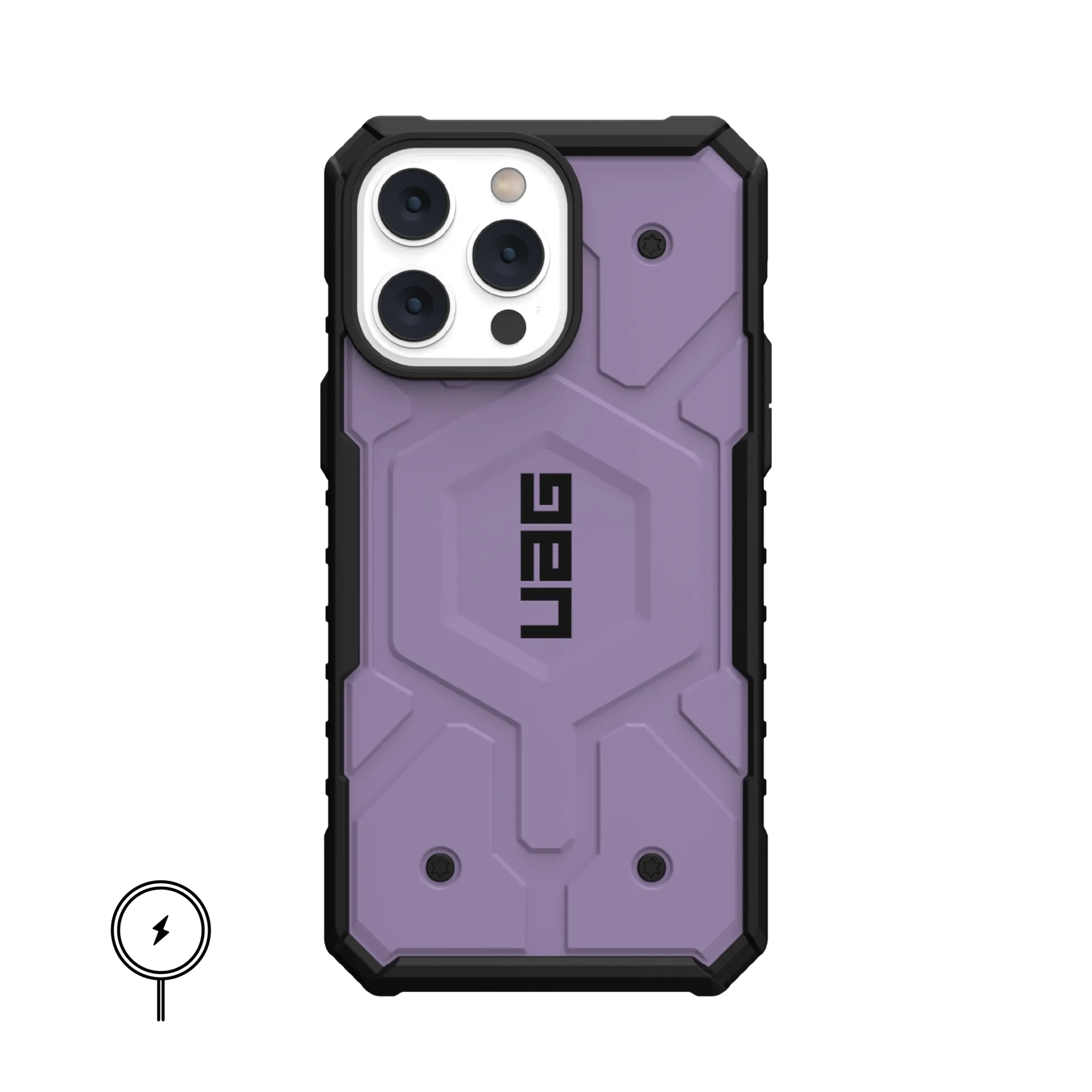 iPhone 14 Pro Max Armor Cover | Urban Armor iPhone 14 Pro Max Case, UAG Pathfinder Mag-Safe Compatible, Slim Fit Rugged Protective Case/Cover Designed for iPhone 14 Pro Max (2022) (Military Drop Tested) - Purple