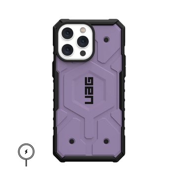 iPhone 14 Pro Max Armor Cover | Urban Armor iPhone 14 Pro Max Case, UAG Pathfinder Mag-Safe Compatible, Slim Fit Rugged Protective Case/Cover Designed for iPhone 14 Pro Max (2022) (Military Drop Tested) - Purple