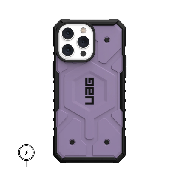 iPhone 14 Pro Max Armor Cover | Urban Armor iPhone 14 Pro Max Case, UAG Pathfinder Mag-Safe Compatible, Slim Fit Rugged Protective Case/Cover Designed for iPhone 14 Pro Max (2022) (Military Drop Tested) - Purple - mobilecasez
