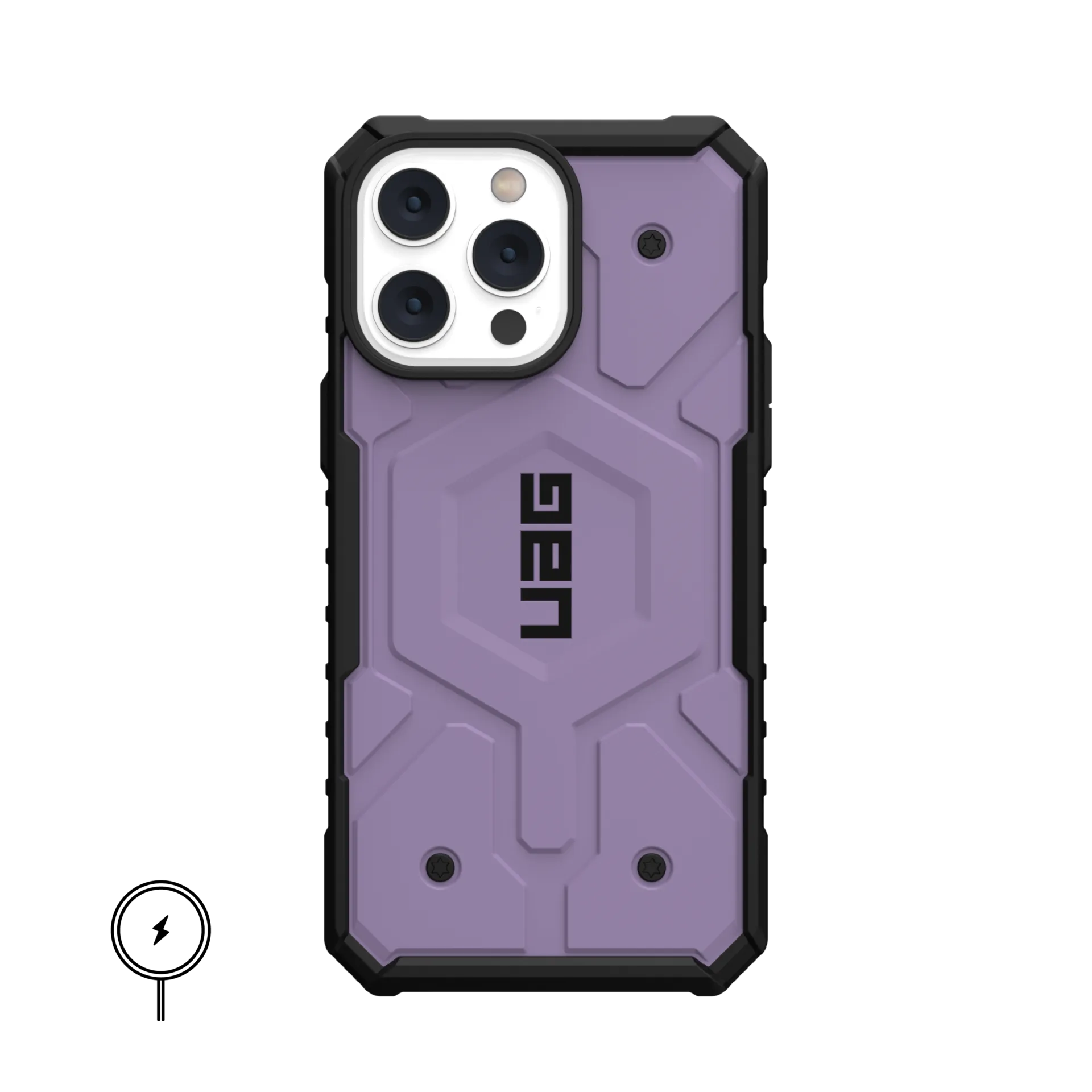 iPhone 13 Armor Cover | Urban Armor iPhone 13 Case, UAG Pathfinder Mag-Safe Compatible, Slim Fit Rugged Protective Case/Cover Designed for iPhone 13 (2022) (Military Drop Tested) - Purple
