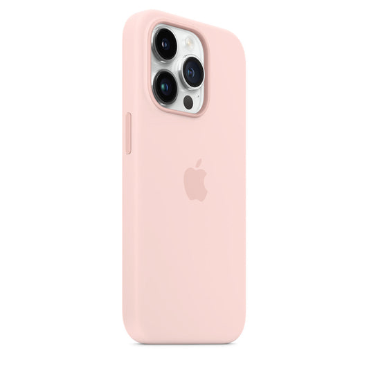 iPhone 14 Pro Silicone Cover with Mag-Safe Apple Original Silicone Case with Mag-Safe For Apple iPhone 14 Pro with Mag-Safe Pink