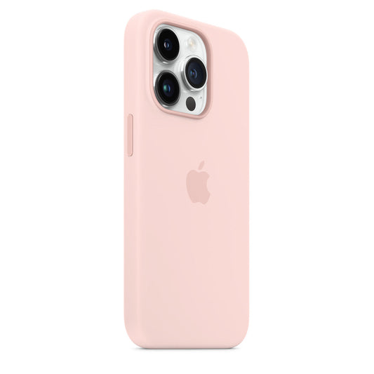 iPhone 14 Pro Max Silicone Cover with Mag-Safe Apple Original Silicone Case with Mag-Safe For Apple iPhone 14 Pro Max with Mag-Safe Pink