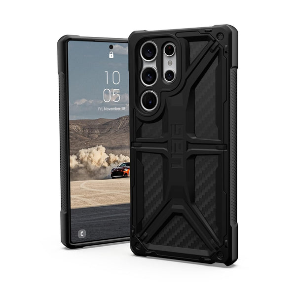 Samsung S23 Ultra Armor Cover | Original Urban Armor Slim Fit Rugged Protective Case/Cover Designed For Samsung S23 Ultra UAG Black - mobilecasez