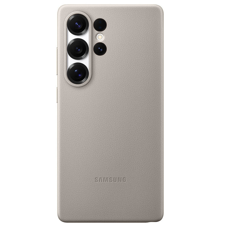 Samsung Galaxy S26 Ultra Kindsuit Leather Back Cover Case - Grey