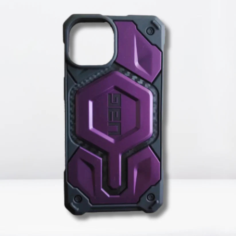 Urban Armor Gear UAG iPhone 13 Pro Max UAG Case, Monarch Pro Mag-Safe Compatible, Slim Fit Rugged Protective Case/Cover Designed for iPhone 13 Pro Max (6.7-Inch) (2023), Wireless Charging Compatible - Deep Purple