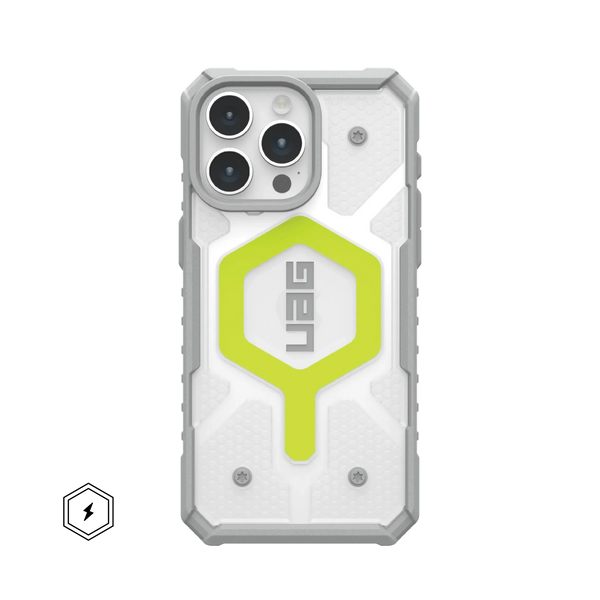 Urban Armor Gear TPU+PC iPhone 14 Pro Max UAG Case, Pathfinder Clear Compatible, Slim Fit Rugged Protective Case/Cover Designed For iPhone 14 Pro Max (Military Drop Tested) - Neon Green - mobilecasez