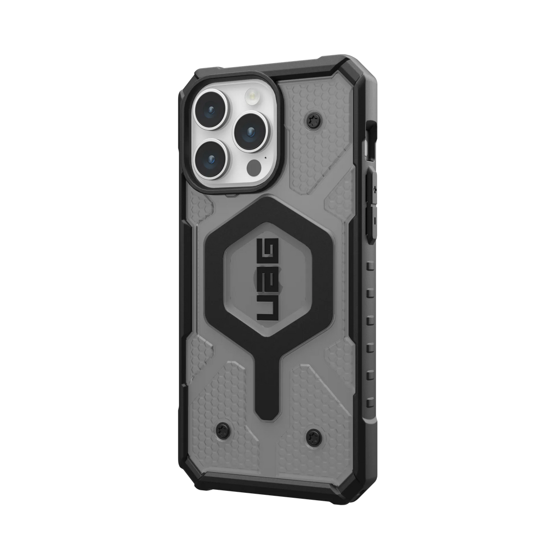 Urban Armor Gear TPU+PC iPhone 16 Pro UAG Case Case, Pathfinder Clear Compatible, Slim Fit Rugged Protective Case/Cover Designed For iPhone 16 Pro Max (Military Drop Tested) - Ash