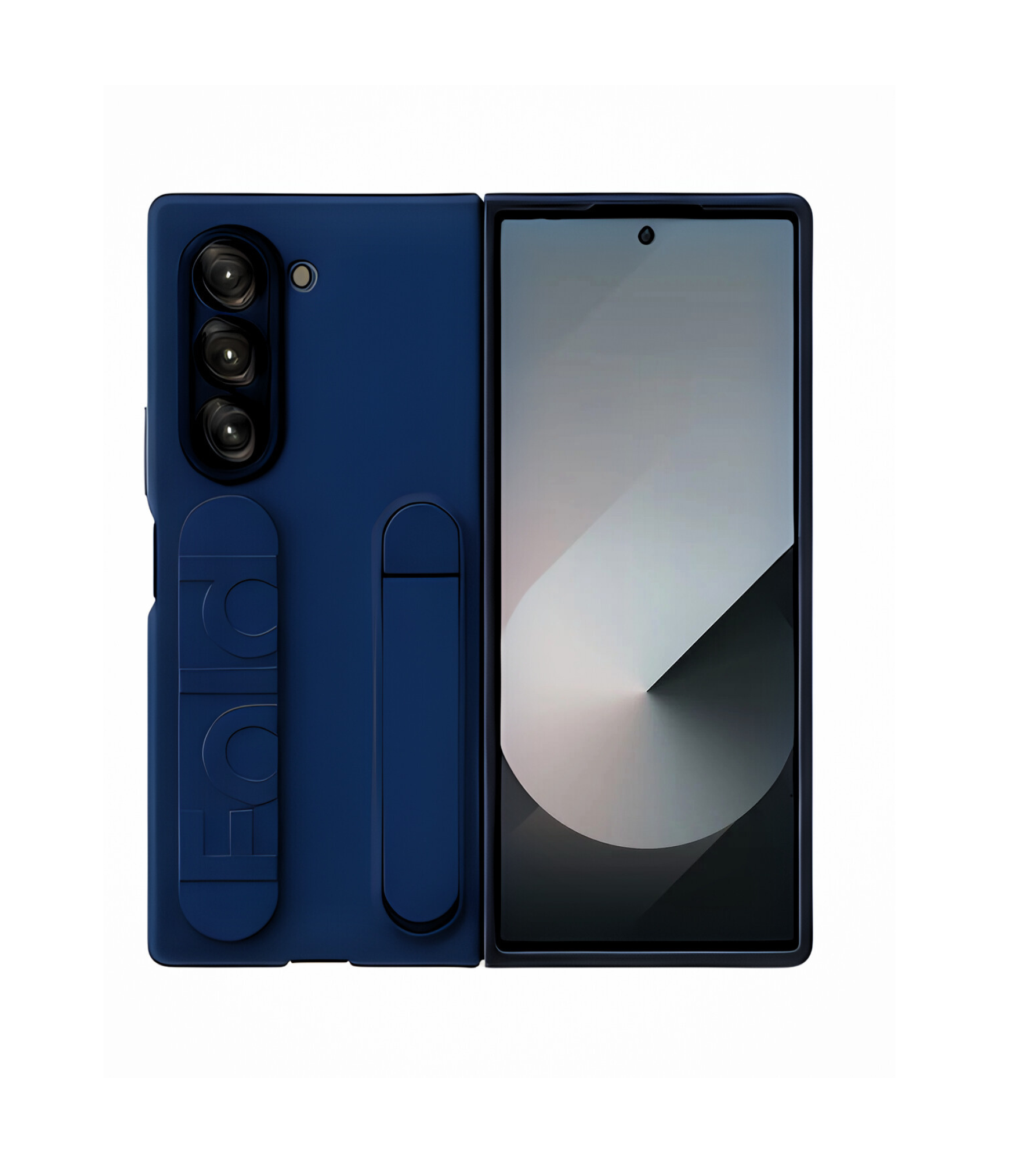 Samsung Galaxy Z Fold 6 Silicone Case, navy Blue