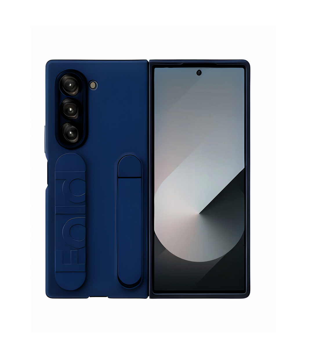 Samsung Galaxy Z Fold 5 Silicone Case, navy Blue - mobilecasez