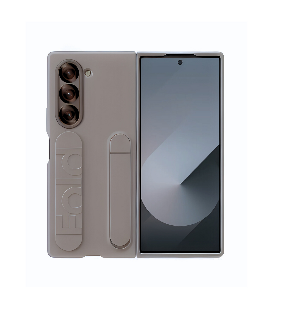 Samsung Galaxy Z Fold 5 Silicone Case, Sand - mobilecasez
