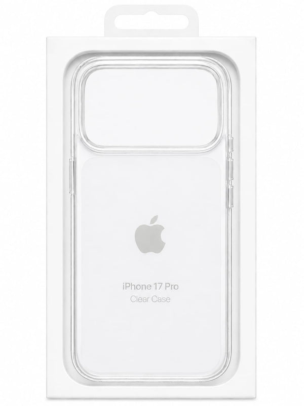 IPHONE 17 PRO Hard Pc WITH IC WORKING WITH ORIGINAL- CLEAR CASE