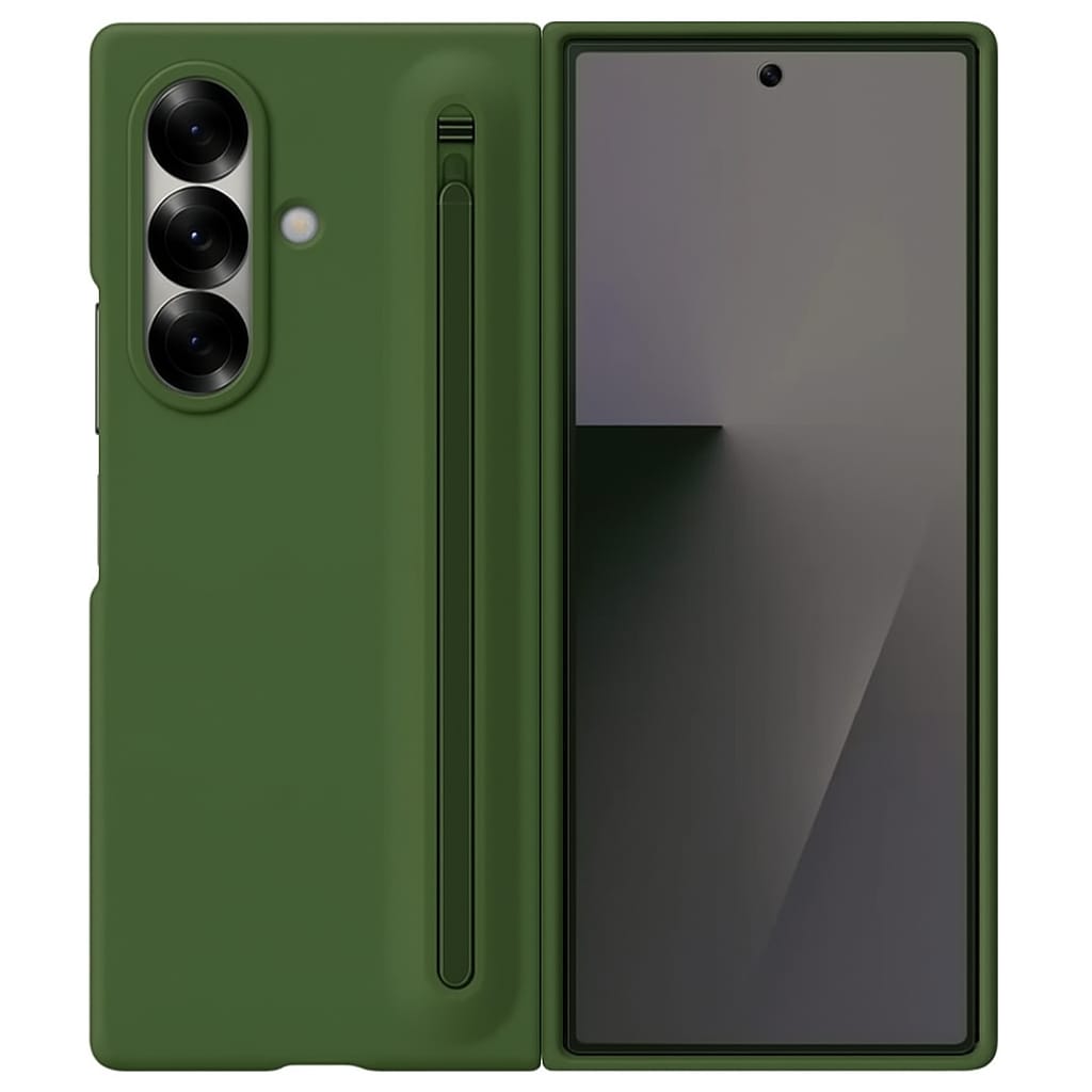 Samsung Polycarbonate Galaxy Z Fold 7 Pen Case, Green