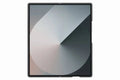 Samsung Galaxy Z Fold 5 Leather Case Protection Protective Shell Cover - Gray - mobilecasez