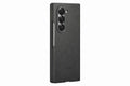 Samsung Galaxy Z Fold 5 Leather Case Protection Protective Shell Cover - Gray - mobilecasez