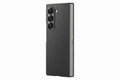 Samsung Galaxy Z Fold 5 Leather Case Protection Protective Shell Cover - Gray - mobilecasez