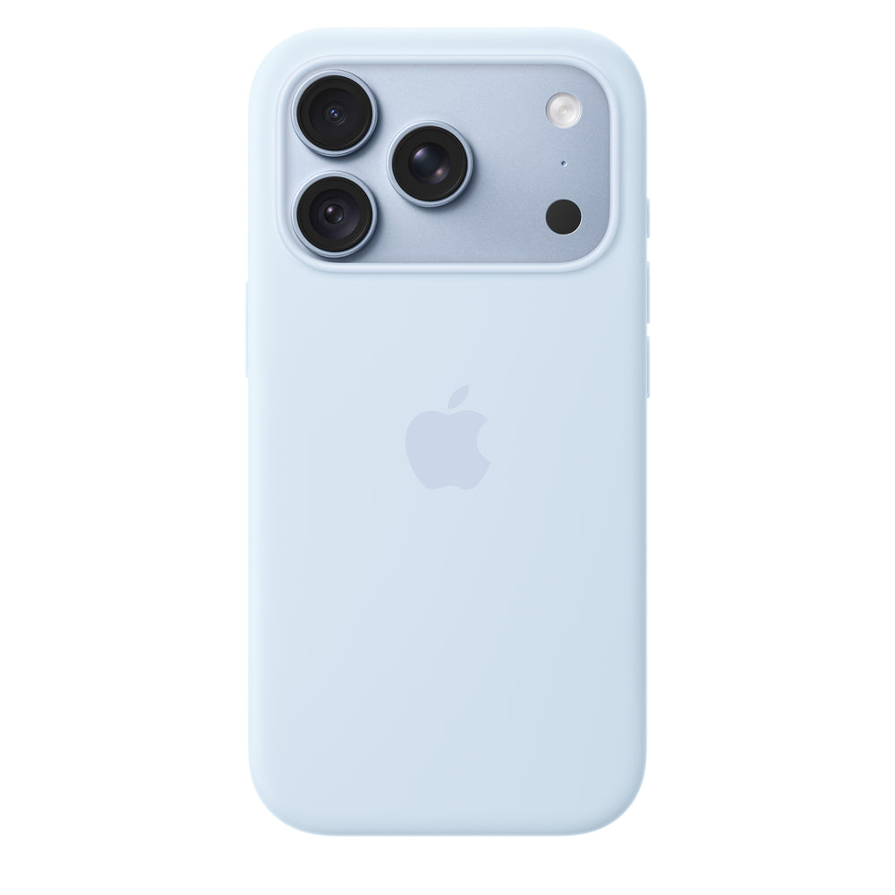 iPhone 18 Pro Silicone Case with MagSafe - Crisp Blue