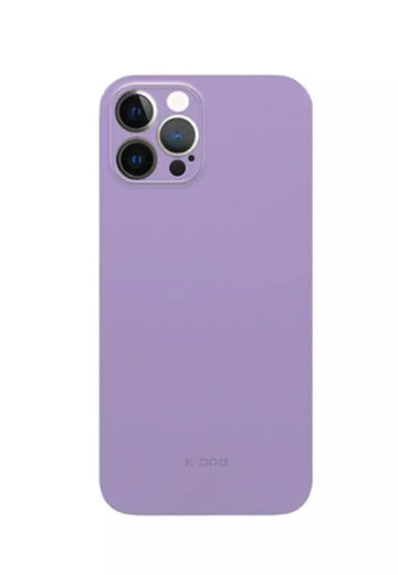 K-DOO for iPhone 14 Pro Air Skin Case All Around Full Protection Ultra Slim 0.3mm Thickness 4g Feather Weight (iPhone 14 Pro, Purple)