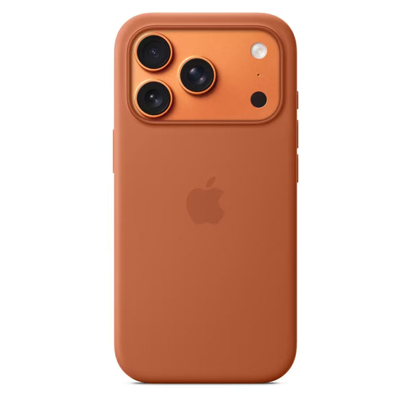 iPhone 17 Pro Silicone Case with MagSafe - Terra Cotta - mobileCasez