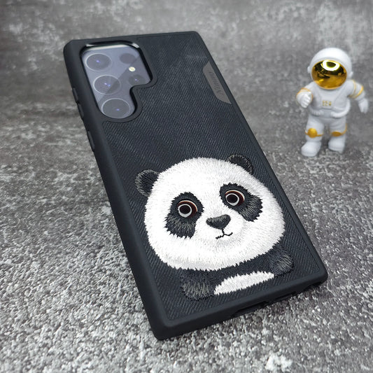 Samsung Galaxy S24 Ultra Original Nimmy 3D Embroidery Case -Panda