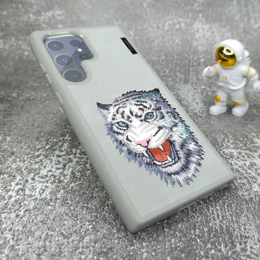 Samsung Galaxy S24 Ultra Original Nimmy 3D Embroidery Case -Tiger