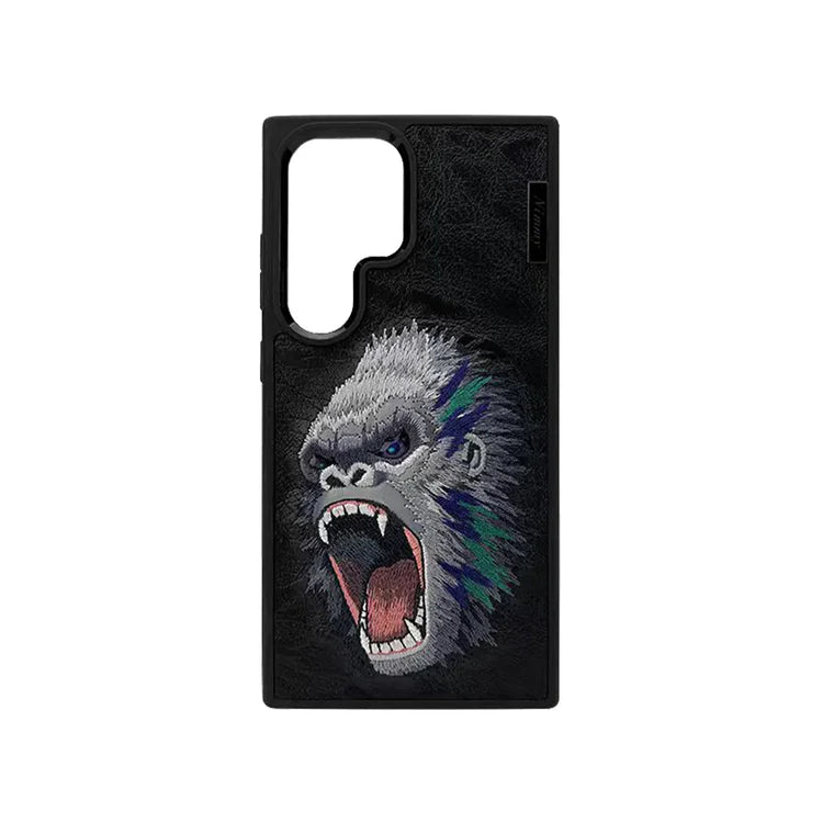 Samsung Galaxy S25 Ultra Original Nimmy 3D Embroidery Case -Gorilla - mobilecasez