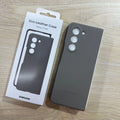 Samsung Galaxy Fold4 Eco-Leather Case, Grey - mobilecasez