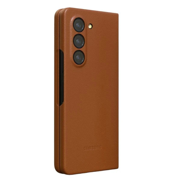 Samsung Galaxy Fold4 Eco-Leather Case, Brown - mobilecasez
