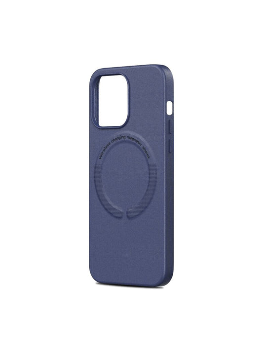 iPhone 14 Pro Leather Cover with Mag-Safe, Premium Apple iPhone 14 Pro Leather Case with Mag-Safe Lavender